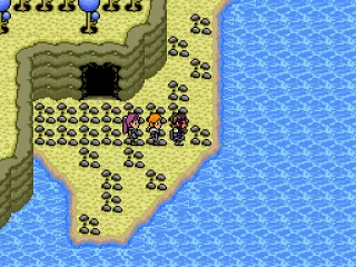 Walking along the shore