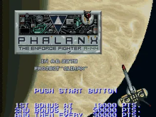 Title screen.