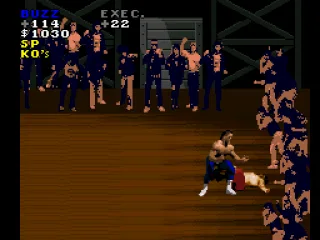 Besides the baying crowd