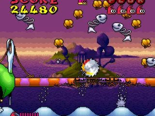 Crossing a porous bridge