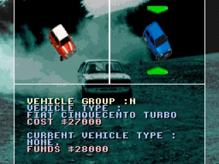 Choose your car and its colour.