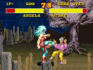 Kneeing an opponent.