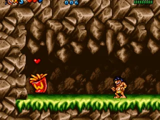 I fell down a cave but at least I found some fries. Ugh, what r 'fries'?