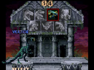 Selecting a primal fighter.