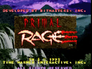 Title screen.