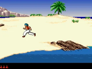 Washing up on a shore