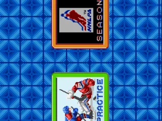 Choose to either practice or play through a season