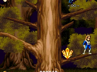 Climbing a tree by jumping from branch to branch