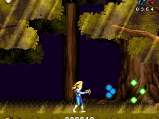 Firing an upgraded weapon