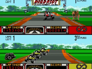 About to cross the finish line