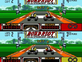 At the starting line