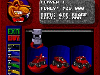 You'll need buy upgrades to improve your car...