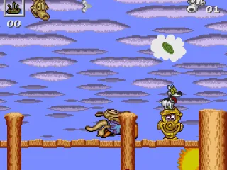 Get Spunky to the hydrant to finish this level