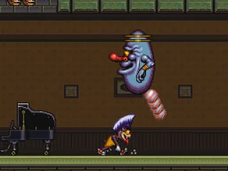 Boss-fight against an ugly ghost