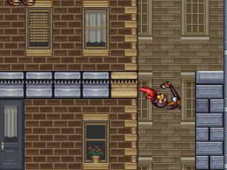 Using his new haircut to reach a higher platform