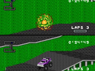 My car took too much damage and I exploded.