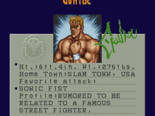 Character description