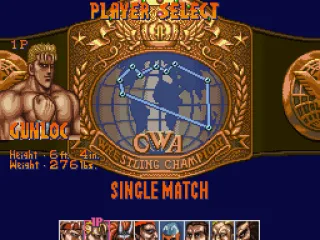 Character select screen