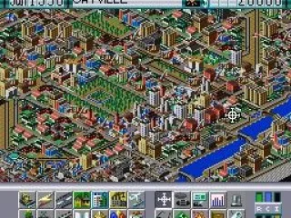 An wide view of a developed city