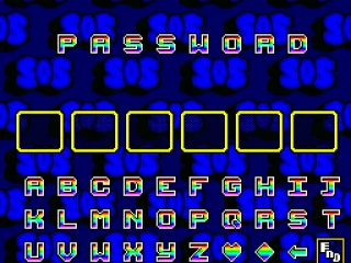 Enter a password to start in a later level.
