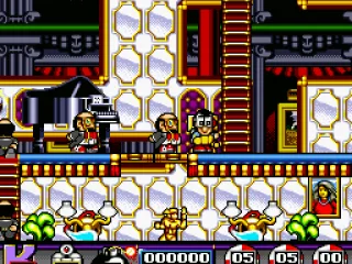 In a mansion - they now look like butlers.