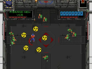 Spinning blades to kill the enemy