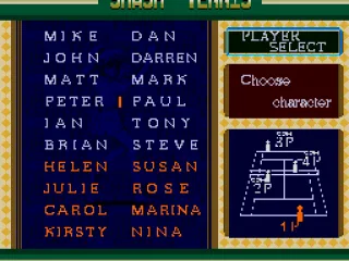 Selecting the players