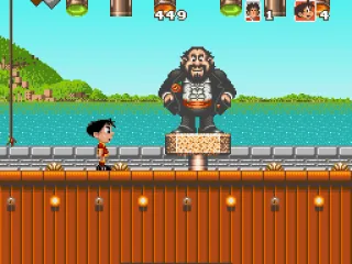 Pavarotti lookalike - boss fight in Italy