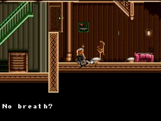 Cabin now upsidedown, strewn with corpses -- and do mind the falling furniture!