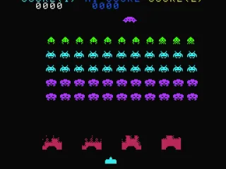 Color screen - The UFO in the top of the screen appears randomly in the game. Shoot!