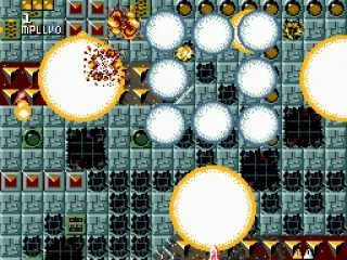 Kaboom! You use your super-blasting weapon...