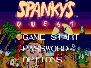 Title screen / Main menu.