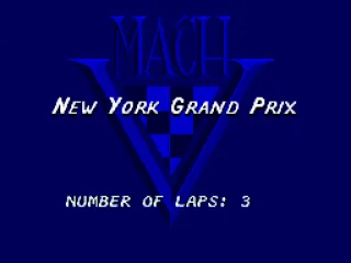 The first race is the New York Grand Prix.