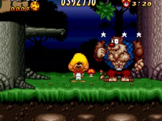 This boss have many muscles! However, he's no brain...