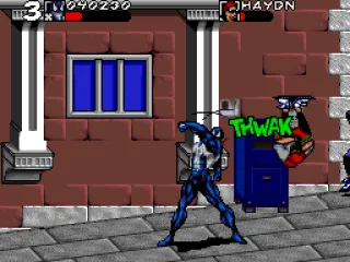 Playing a level as Venom