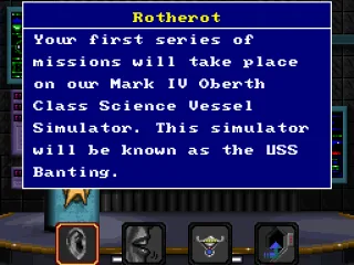 Several different starships to simulate, with different capabilities