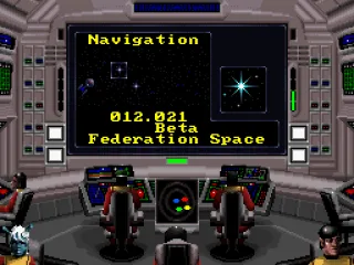 The navigation menu, which will change with every mission
