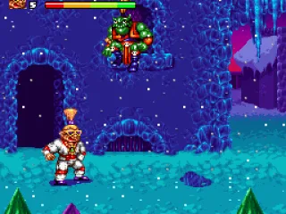 Enemy sat on a window ledge