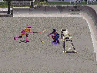 Taking a shot on goal