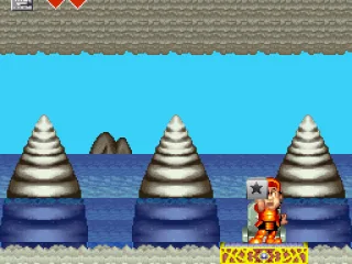 On pedestals like this, you usually have to use certain key items to open up new ways