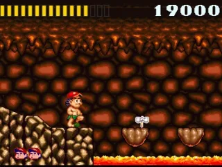 Hmm, it looks like jumping over the lava pit...