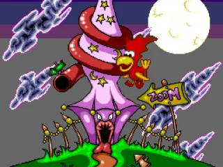 A short scene before entering a level