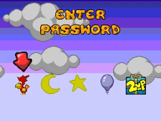 Password screen