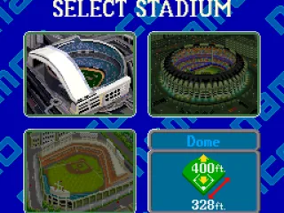 Select a stadium to play in