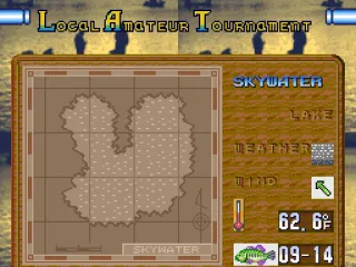 An overview of the fishing spot