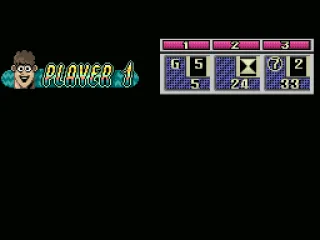 After 3 frames the score is shown.