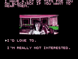 Sometimes the player can receive tips from these conversations