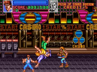 Going through the streets of Las Vegas.