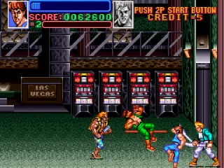 Inside the casino, fighting a clone!