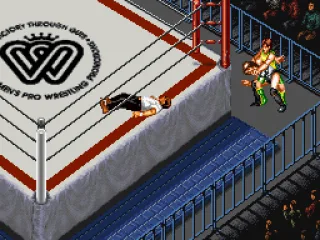 The referee counting birdies instead of counting out